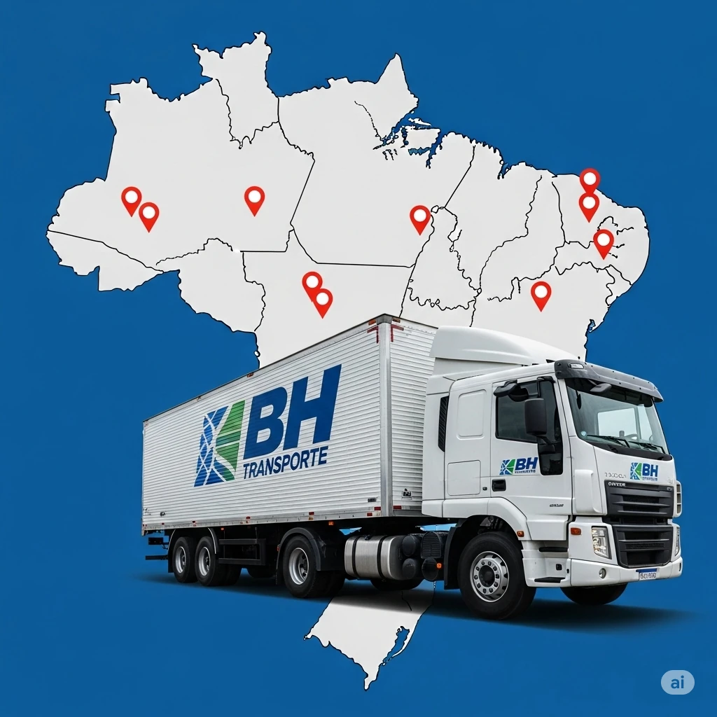 Imagem BH Transporte Logística Entregas Por Todo o Brasil